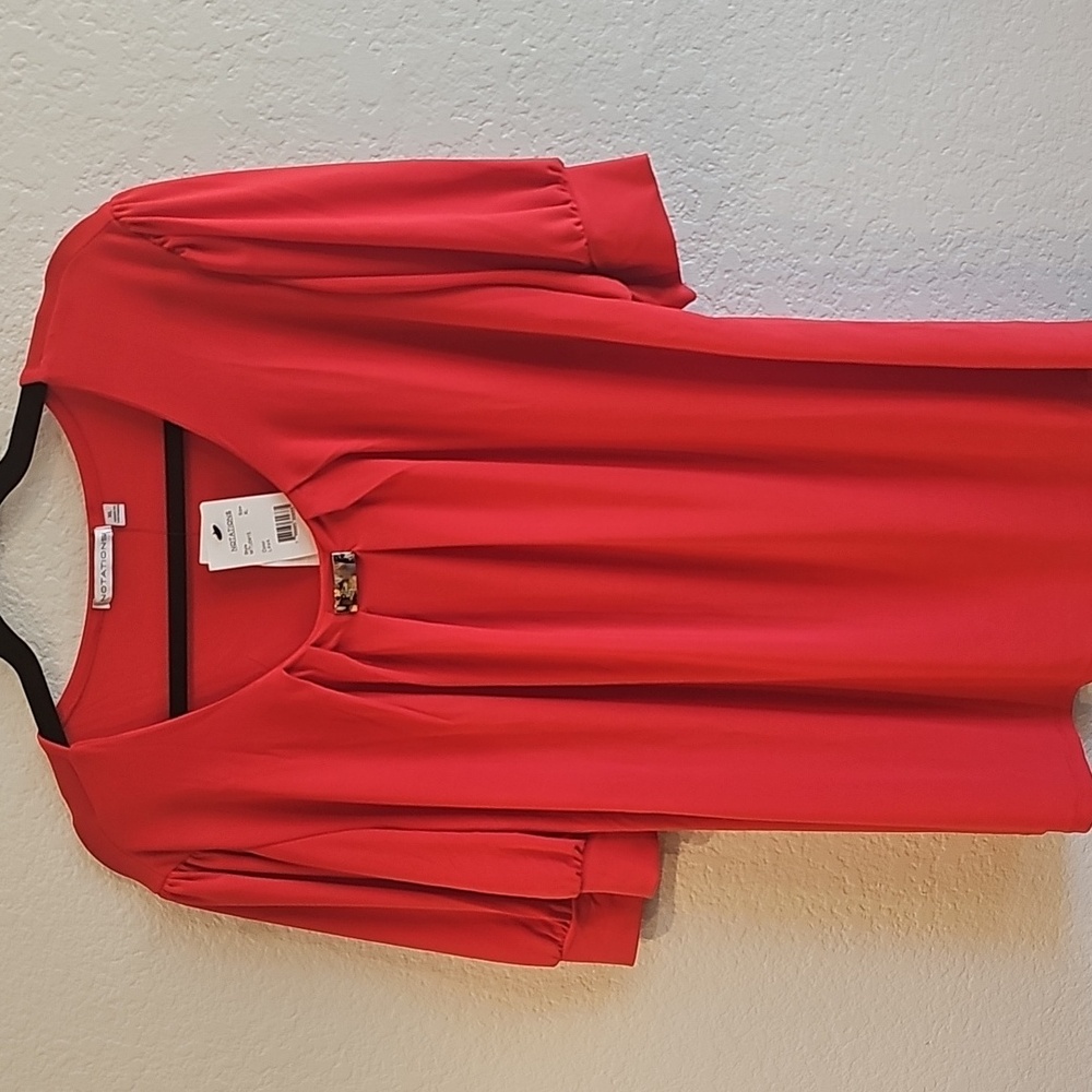 Notations Red Women's Top